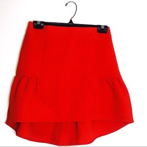 TopShop Orange Skirt